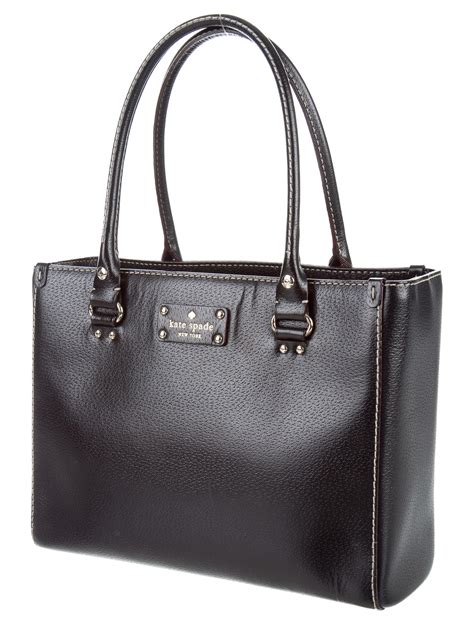 kate spade leather tote.